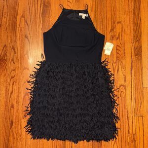 AIDAN MATTOX NWT Black Sleeveless Cocktail Dress Size 10
